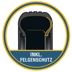 Reifen mit Felgenschutz