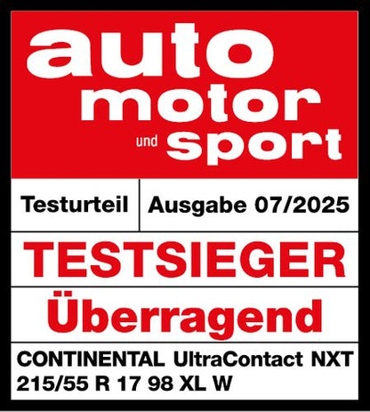Continental UltraContact NXT Reifen – Testergebnis