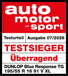 Dunlop Blue Response Tg Reifen – Testergebnis