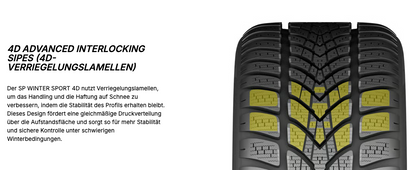 Dunlop Sp Winter Sport 4 D Reifen – Ansicht 4