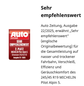 Michelin Alpin 5 Reifen – Ansicht 10