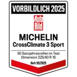 Michelin Cross Climate 3 Sport Reifen – Testergebnis