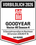 Goodyear Vector All Season 4 245/45 R19 102Y